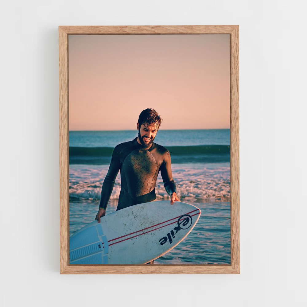 Poster Surf and Skim – affiche Skimboard (vue 4)